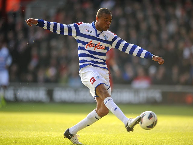 Queens Park Rangers's Loic Remy scores his side's first goal of the game against Southampton on March 2, 2013