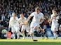 Leeds' Stephen Warnock scores a penalty against Millwall on March 2, 2013
