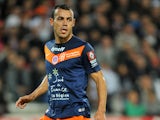 Montpellier's Vitorino Hilton during a game on October 29, 2011