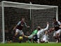 Tottenham Hotspur's Gylfi Sigurdsson scores his side's second goal against West Ham United on February 25, 2013