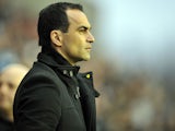 Wigan manager Roberto Martinez during his side's match against Liverpool on March 2, 2013