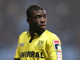 Tranmere Rovers player Abdulai Bell-Baggie during his side's match against Coventry on January 16, 2013