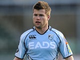 Cardiff Blues' Ceri Sweeney in action on January 27, 2013
