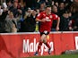 Cardiff's Craig Noone celebrates after scoring the equaliser against Derby on March 5, 2013
