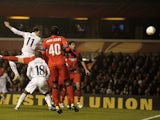Spurs' Gareth Bale opens the scoring against Inter Milan on March 7, 2013