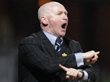 Dundee boss John Brown on the touchline on March 6, 2013