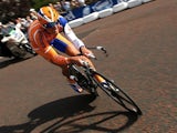 Netherlands cyclist Michael Boogerd racing on July 7, 2007