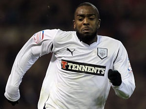 Preston North End's Nathan Ellington during a match on February 22, 2011
