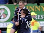 Ross County's Sam Morrow celebrates after scoring against Celtic on March 9, 2013