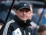 Stoke boss Tony Pulis in the dugout during the match against Newcastle on March 10, 2013 