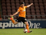 Wolves' Anthony Forde in action against Northampton on August 30, 2013