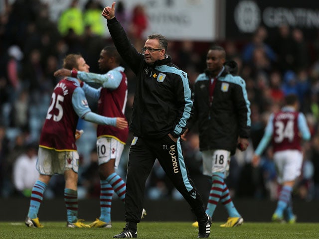Lambert: 'Villa must play with no fear'