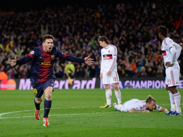 Messi hails Milan win