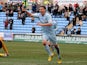 Coventry's Cody McDonald celebrates a goal against Hartlepool on March 16, 2013