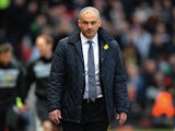 Reading's caretaker boss Eamonn Dolan on the touchline at Old Trafford on March 16, 2013