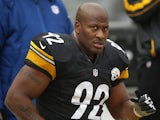 Pittsburgh Steelers outside linebacker James Harrison during his side's match with the Cleveland Browns on December 30, 2012