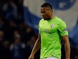 Malag's Julio Baptista during his side's match against FC Porto on February 19, 2013