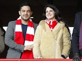 Singer Lana Del Rey watches Liverpool versus Tottenham from the stands on March 10, 2013