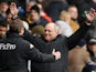 Fulham manager Martin Jol celebrates a win over Spurs on March 17, 2013