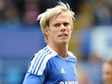 Chelsea's Tomas Kalas in action during a pre-season friendly on July 16, 2011