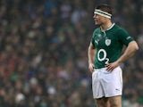 Ireland's Brian O'Driscoll in action against France on March 10, 2013