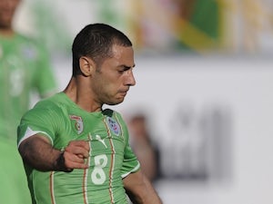 Algeria's Medhi Lacen in action against UAE on June 5, 2010