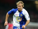 Blackburn Rovers player Michael Gray during his side's Premier League match against Arsenal on December 23, 2006