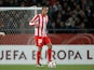 Atletico Madrid defender Miranda in action on April 5, 2012