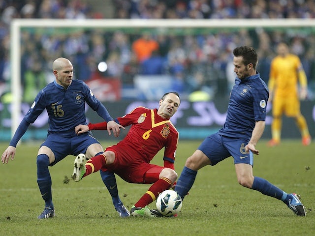 Half-Time Report: Goalless between France and Spain in Paris