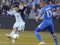 Sporting KC's Claudio Bieler scores during his side's MLS clash with Montreal Impact on March 30, 2013