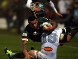 Northampton Saints' Courtney Lawes in action on January 11, 2013