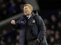 Everton boss David Moyes on the touchline during the match against Stoke on March 30, 2013