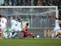 Montenegro's Dejan Damjanovic equalises against England on March 26, 2013