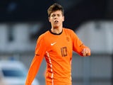 Marco van Ginkel of the Netherlands during a qualifying match for the European Under 21 Championship on February 29, 2012