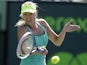 Maria Sharapova in action during the quarterfinals of the Sony Open tennis tournament on March 27, 2013