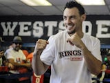 Robert Guerrero poses Westside Boxing Club on November 19, 2012