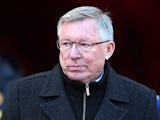 Manchester United boss Sir Alex Ferguson prior to kick-off against Sunderland on March 30, 2013