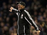 Stoke boss Tony Pulis on the touchline during the match against Everton on March 30, 2013