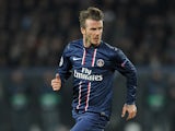 Paris Saint-Germain's David Beckham in action against Barcelona on April 2, 2013