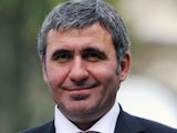Galatasaray's newly appointed soccer coach Gheorghe Hagi on October 22, 2010