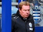 QPR boss Harry Redknapp in the dugout during the match against Wigan against Fulham on April 7, 2013