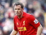 Liverpool's Jamie Carragher in action on March 10, 2013