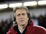 Benfica manager Jorge Jesus on the touchline on March 17, 2013