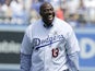LA Dodgers owner Magic Johnson before the season opening game on April 1, 2013