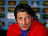 Basel boss Murat Yakin during a press conference on April 3, 2013