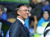 Reading's manager Nigel Adkins during the Premier League match against Southampton on April 6, 2013