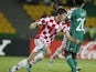 Croatia's Andrej Kramaric celebrates after scoring during a U-20 World Cup group D soccer match against Nigeria on August 3, 2011