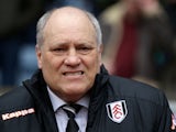 Fulham manager Martin Jol before his side's match against Aston Villa on April 13, 2013