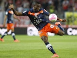 Montpellier's Henri Bedimo in action on May 13, 2012