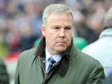 Millwall boss Kenny Jackett prior to kick off in the FA Cup semi final match against Wigan on April 13, 2013